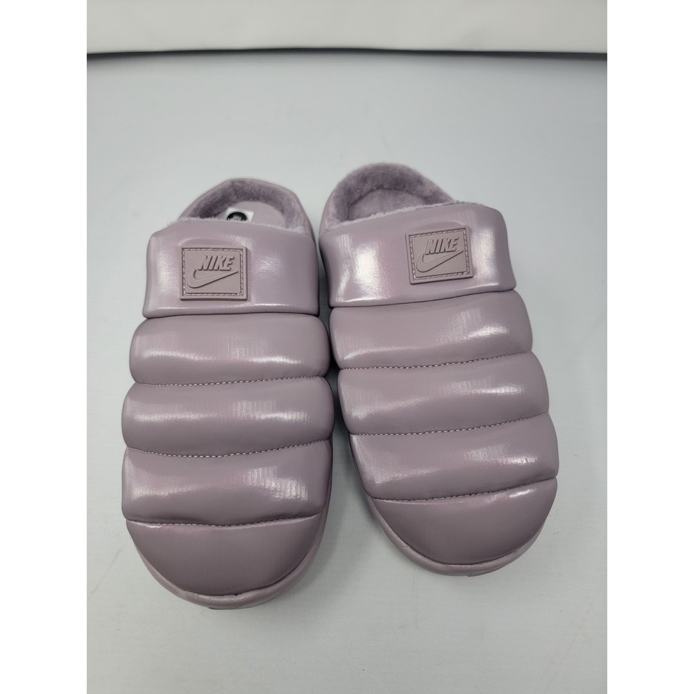Nike Burrow SE Slippers Women's Size 7 Light Violet Ore FZ7940 200 Puffer - Picture 4 of 5